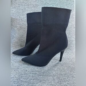 Brash Black Heeled Boots for Women